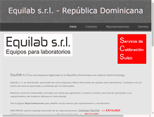 Tablet Screenshot of equilab-rd.com